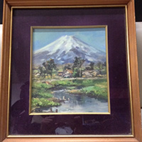 山梨県 忍野から見た富士山 作者 雑賀紀光