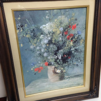 複製名画 ルノアール「花瓶の花」
